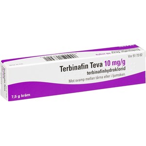 Terbinafin Teva kräm 10 mg/g 7,5 g