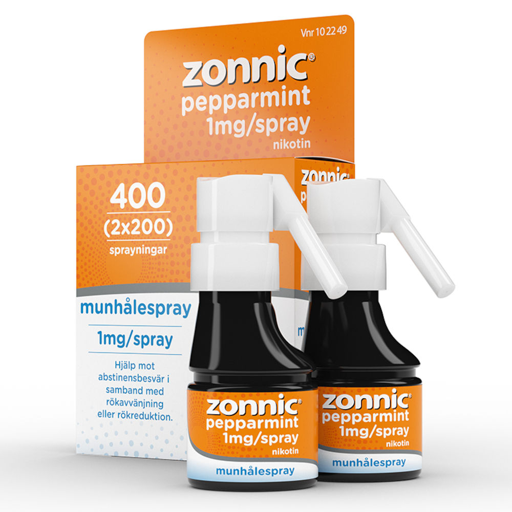Zonnic Pepparmint munhålespray 1 mg/spray 400 sprayningar
