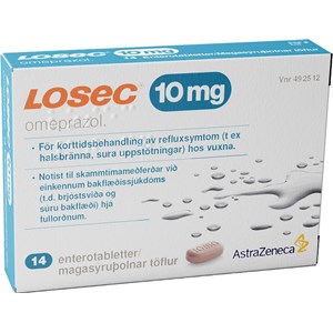 Losec tablett 10 mg 14 st