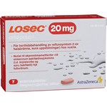 Losec enterotablett 20 mg 7 st