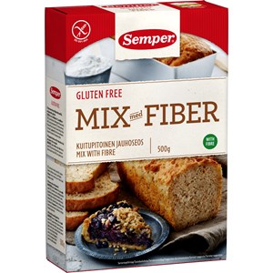 Semper Glutenfri Mix med fiber 500 g