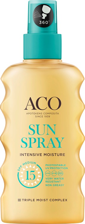 ACO Sun Pumpspray Oparf SPF15 175 ml