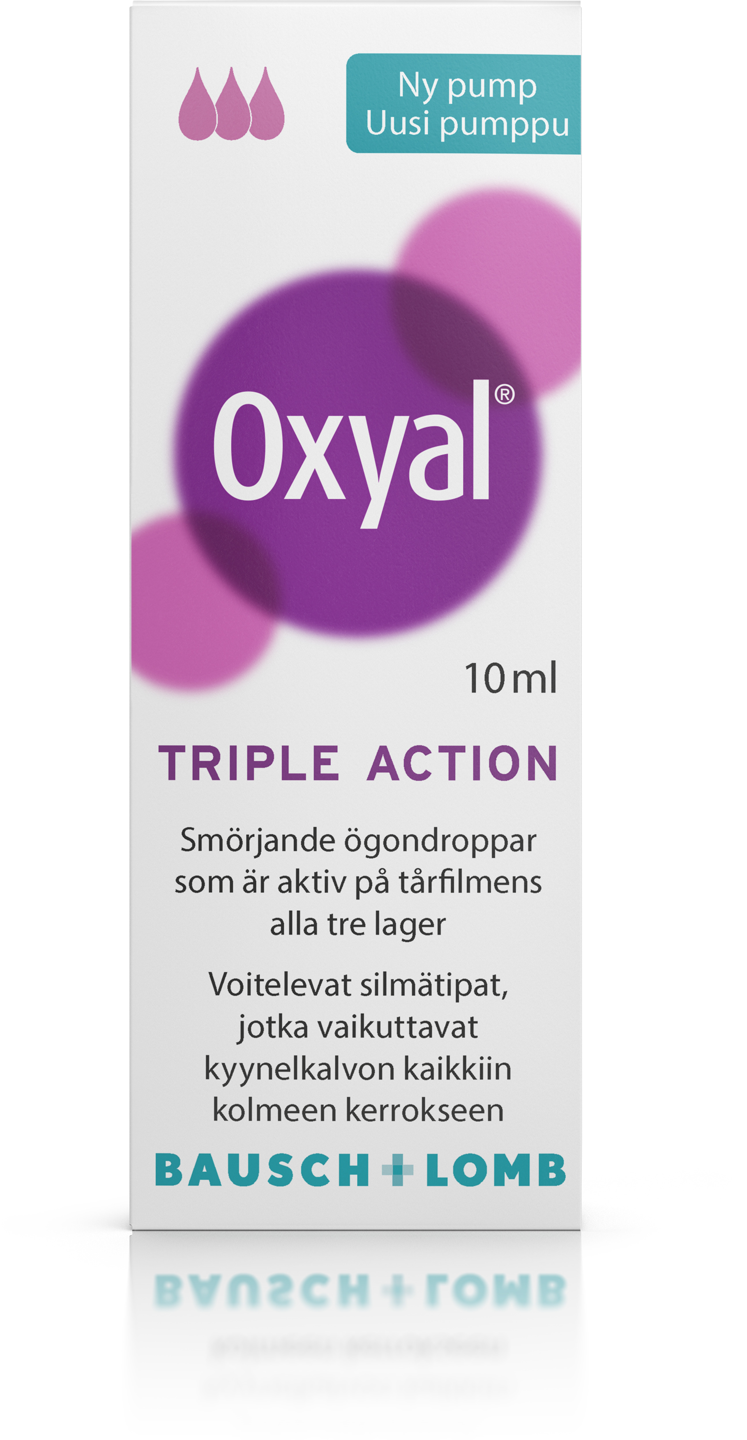 Oxyal Triple Action Ögondroppar 10ml