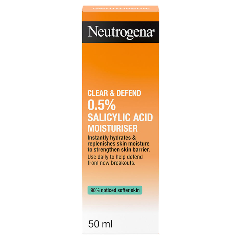Neutrogena®Clear & Defend 0.5 % Salicylic Acid Moisturiser, 50 ml