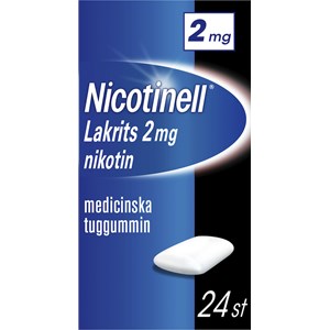 Nicotinell Lakrits Medicinskt tuggummi