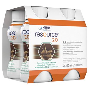 Resource 2,0 proteinrikt mintchoklad 4x200milliliter