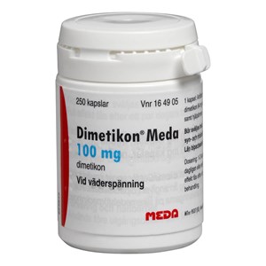 Dimetikon Meda mjuk kapsel 100 mg 250 st 