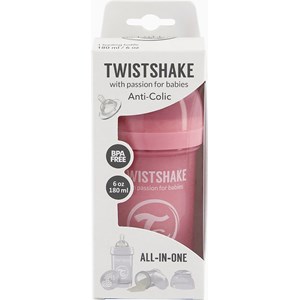 Twistshake Anti-Colic nappflaska 180 ml Pastell Rosa