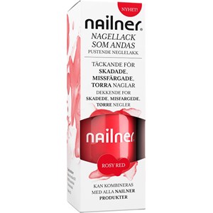 Nailner Nagellack som andas 8 ml Rosy Red