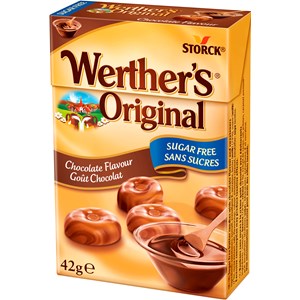 Werthers Original Choklad Sockerfri Tablettask 42 g