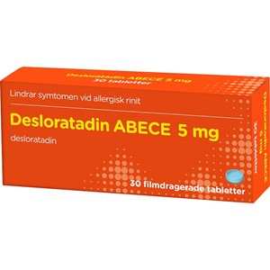 Desloratadin ABECE filmdragerad tablett 5 mg 30 st