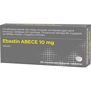 Ebastin ABECE munsönderfallande tablett 10 mg 30 st