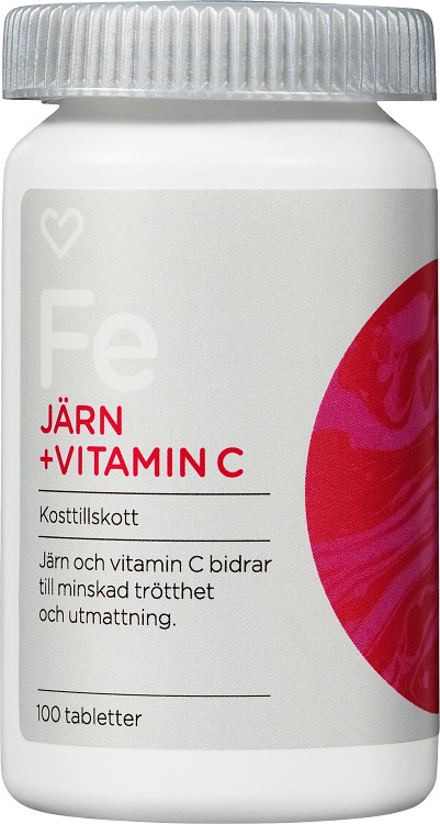 Hjärtats Järn + Vitamin C 100 st