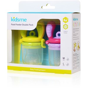 Kidsme Food Feeder 2-pack Lime/Lavendel 