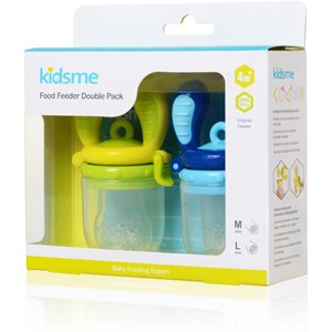 Kidsme Food Feeder 2-pack Lime/Aquamarine 