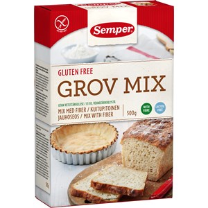 Semper glutenfri Grov Mix 500 g