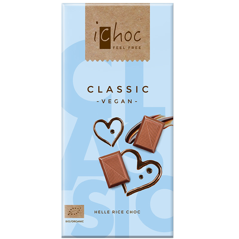 iChoc Classic Vegan Chokladkaka 80 g EKO