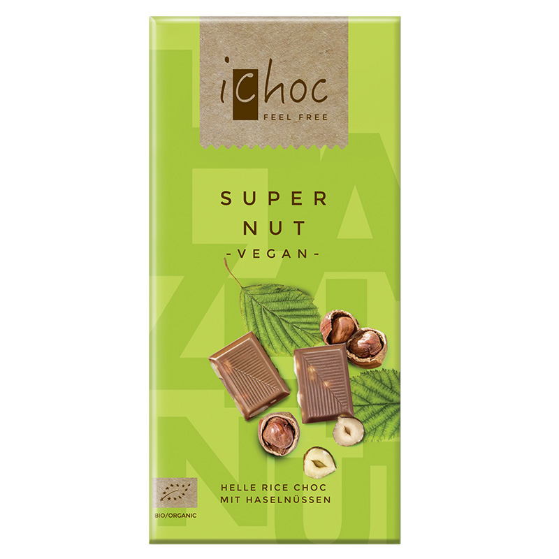iChoc Supernut Vegan Chokladkaka 80 g EKO
