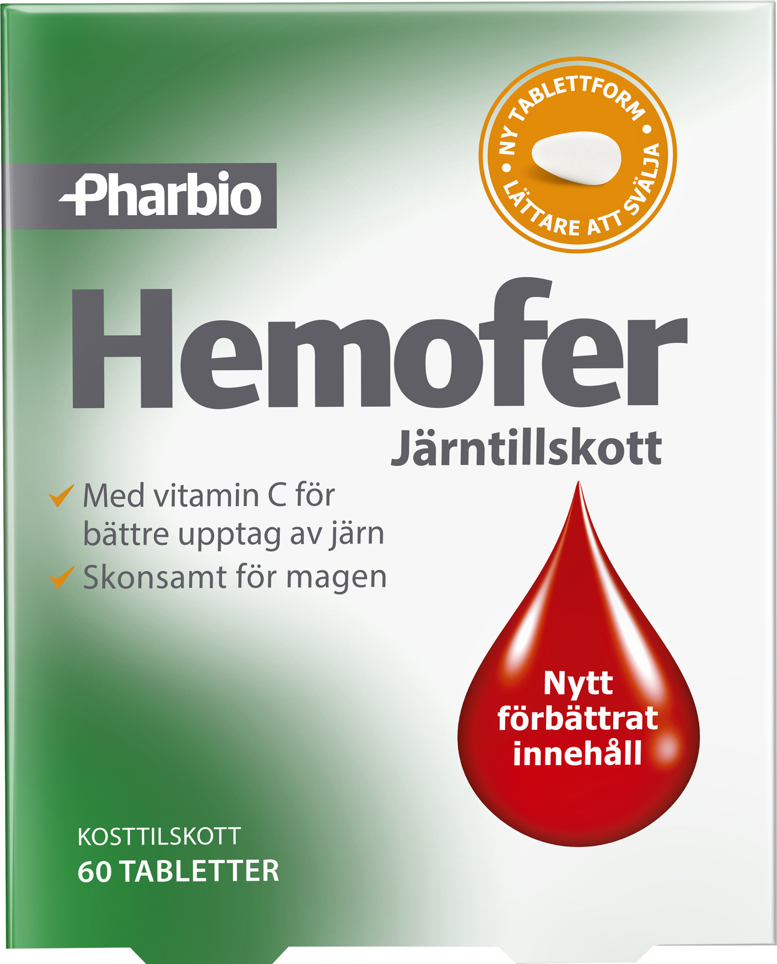 Hemofer Järn Tablett 60st