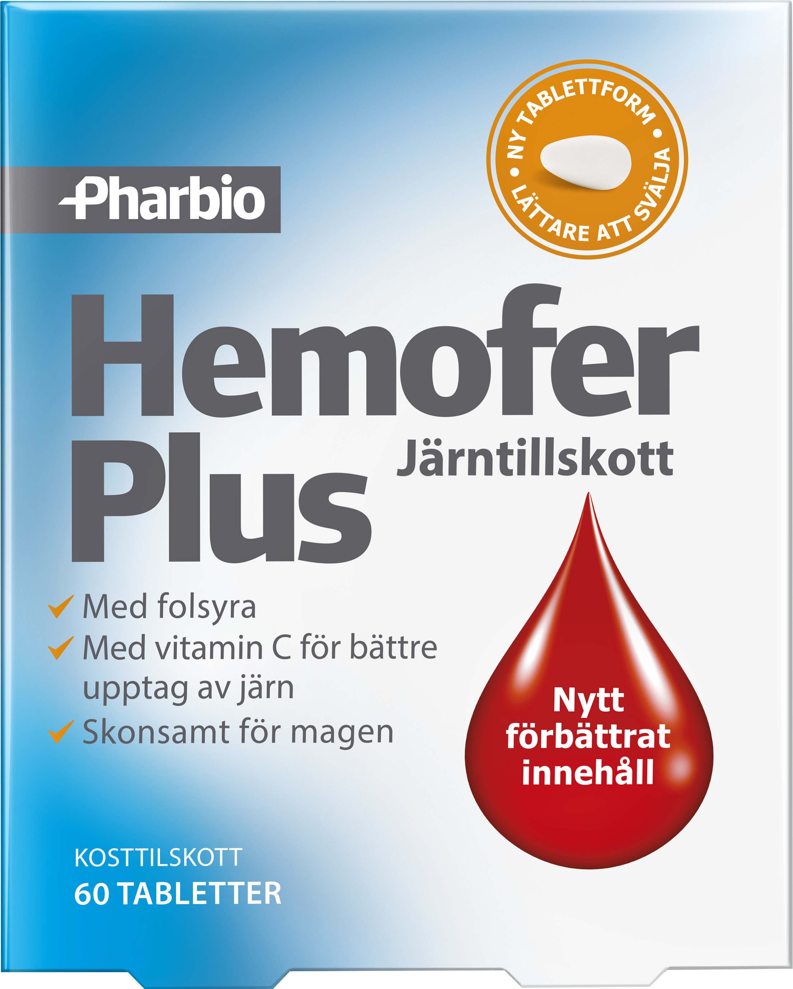 Hemofer Järn Plus Tablett 60st