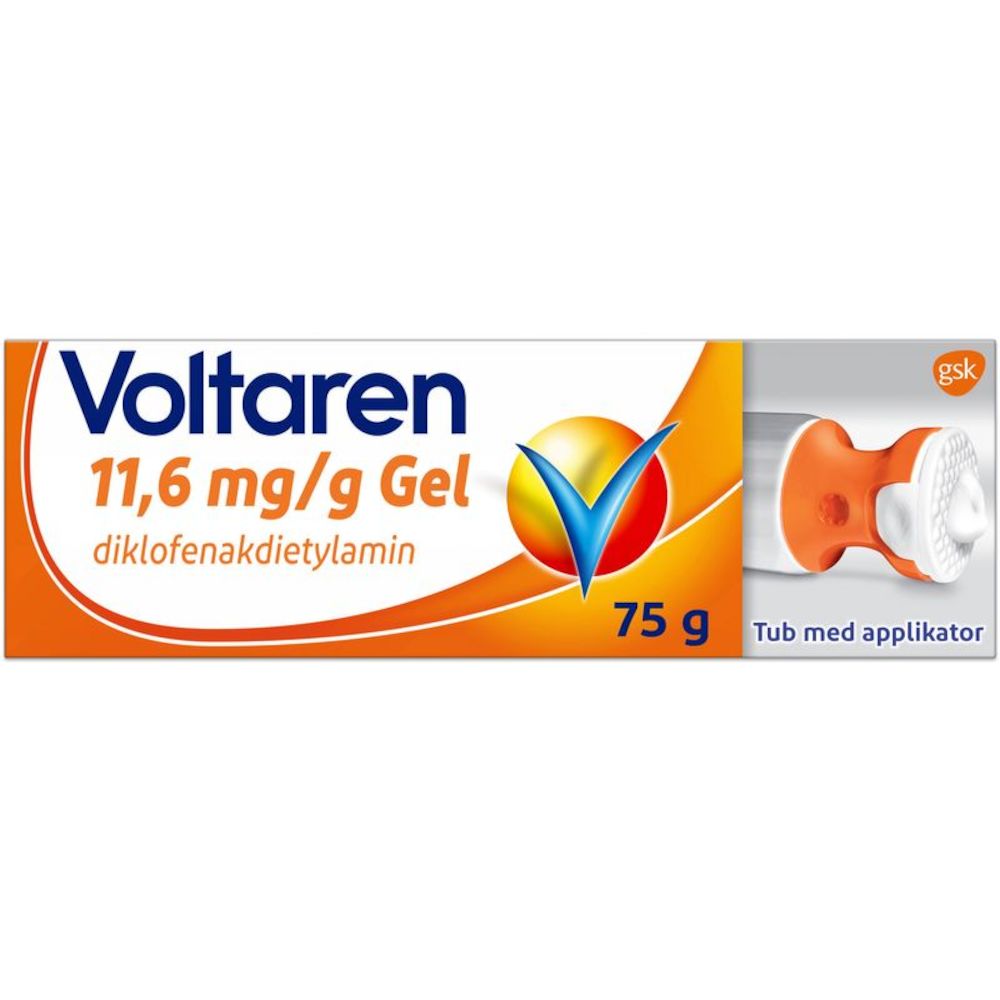 Voltaren Gel 11,6 mg/g Tub med applikator, 75 g