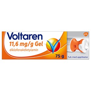Voltaren Gel 11,6 mg/g Tub med applikator, 75 g