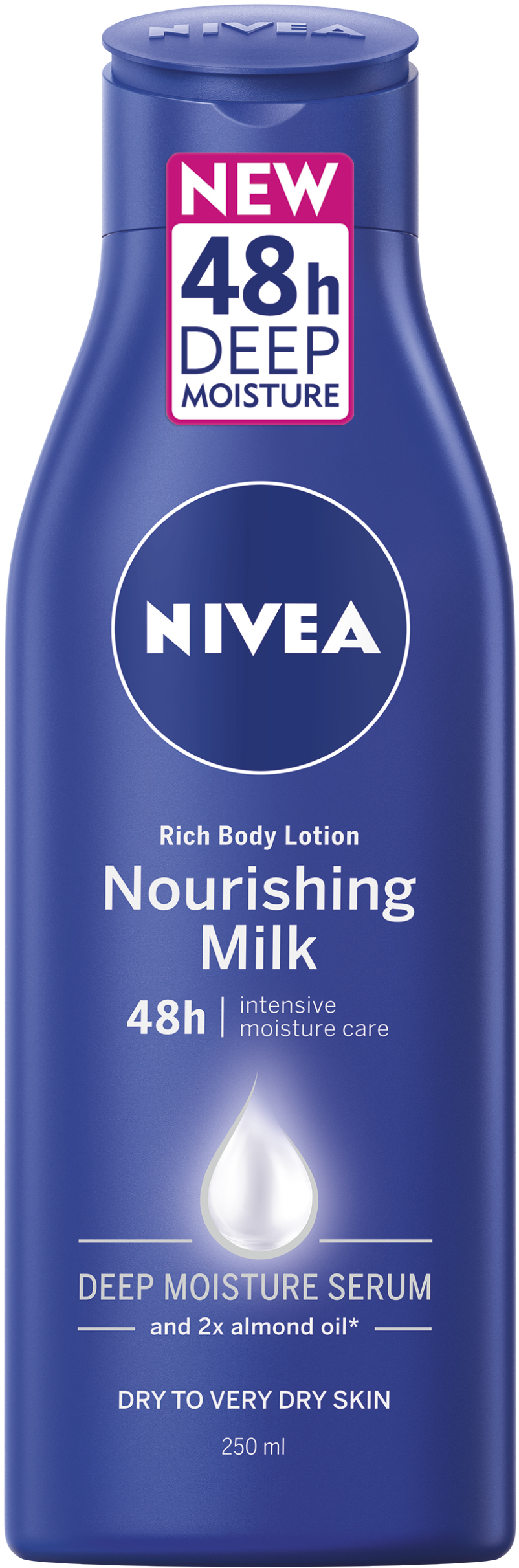 Nivea Rich Body Lotion Nourishing Milk 48h 250 ml
