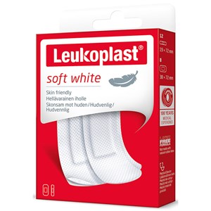 Leukoplast Soft 19x72 mm 12 st 38x72 mm 8 st