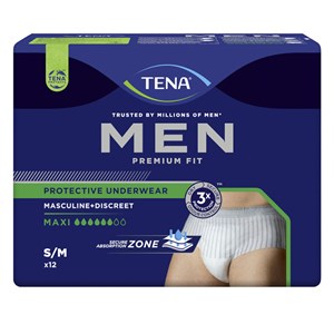 TENA Men Premium Fit Maxi S/M 12 st