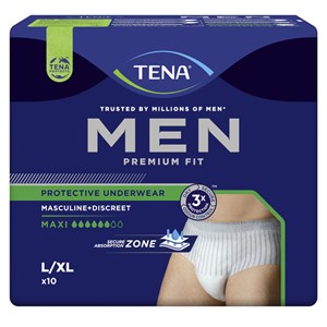 TENA Men Premium Fit Maxi  L/XL 10 st